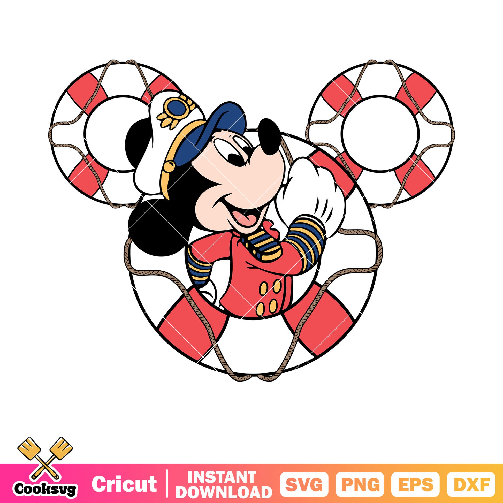 Mickey lifebuoy cruise mouse svg, disney cruise mickey​ svg