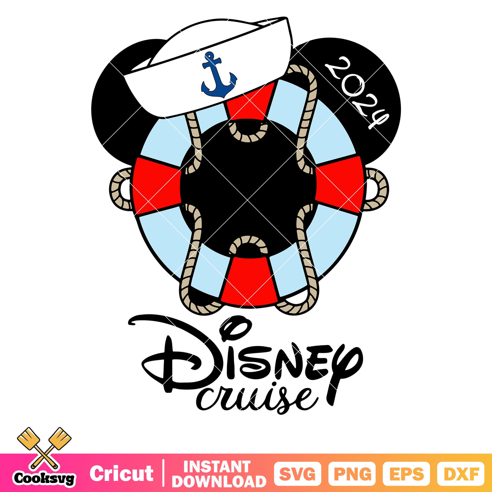 Mickey lifebuoy head disney cruise 2024 svg, disney cruise svg