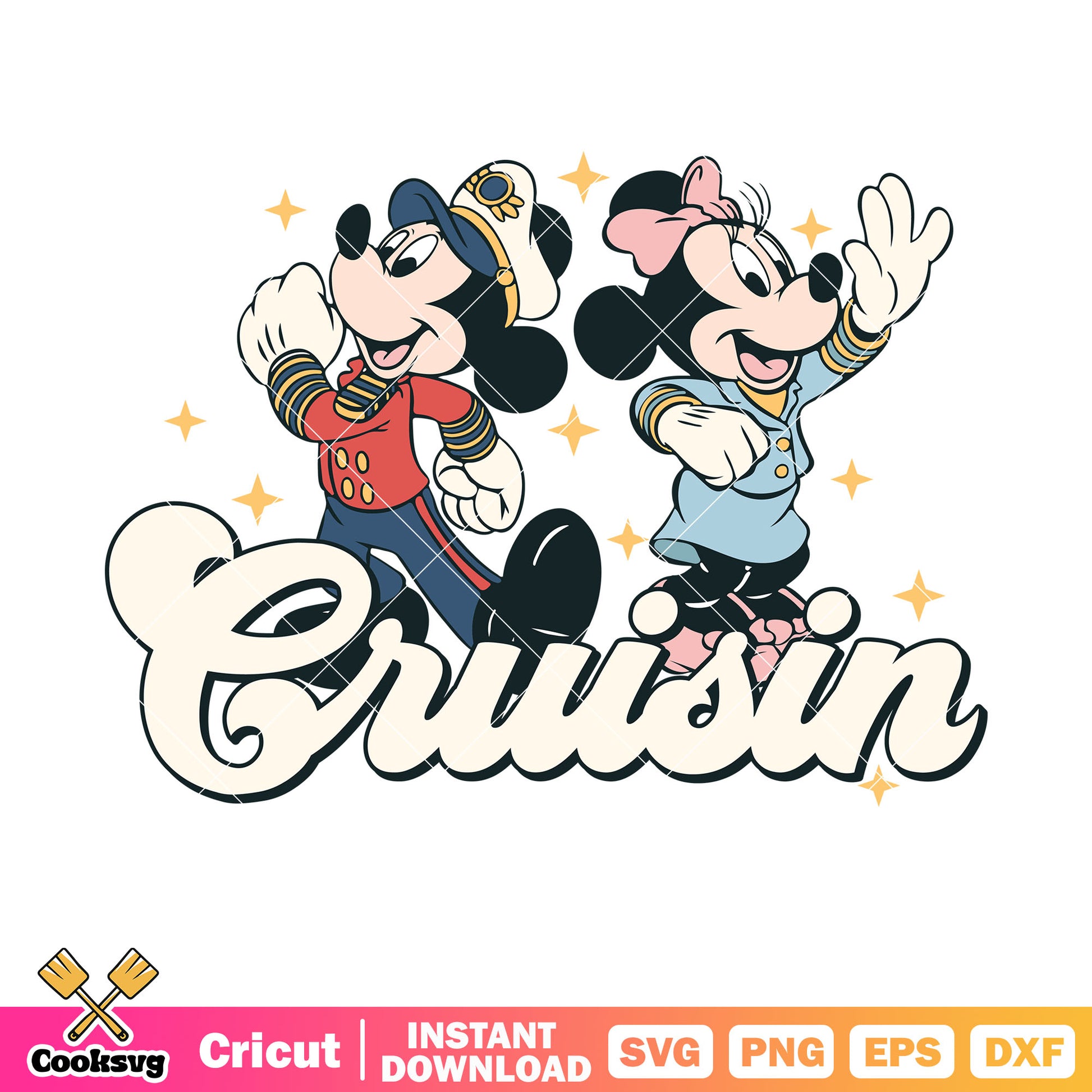 Mickey minnie disney cruisin svg, disney cruises​ svg, mickey minnie svg