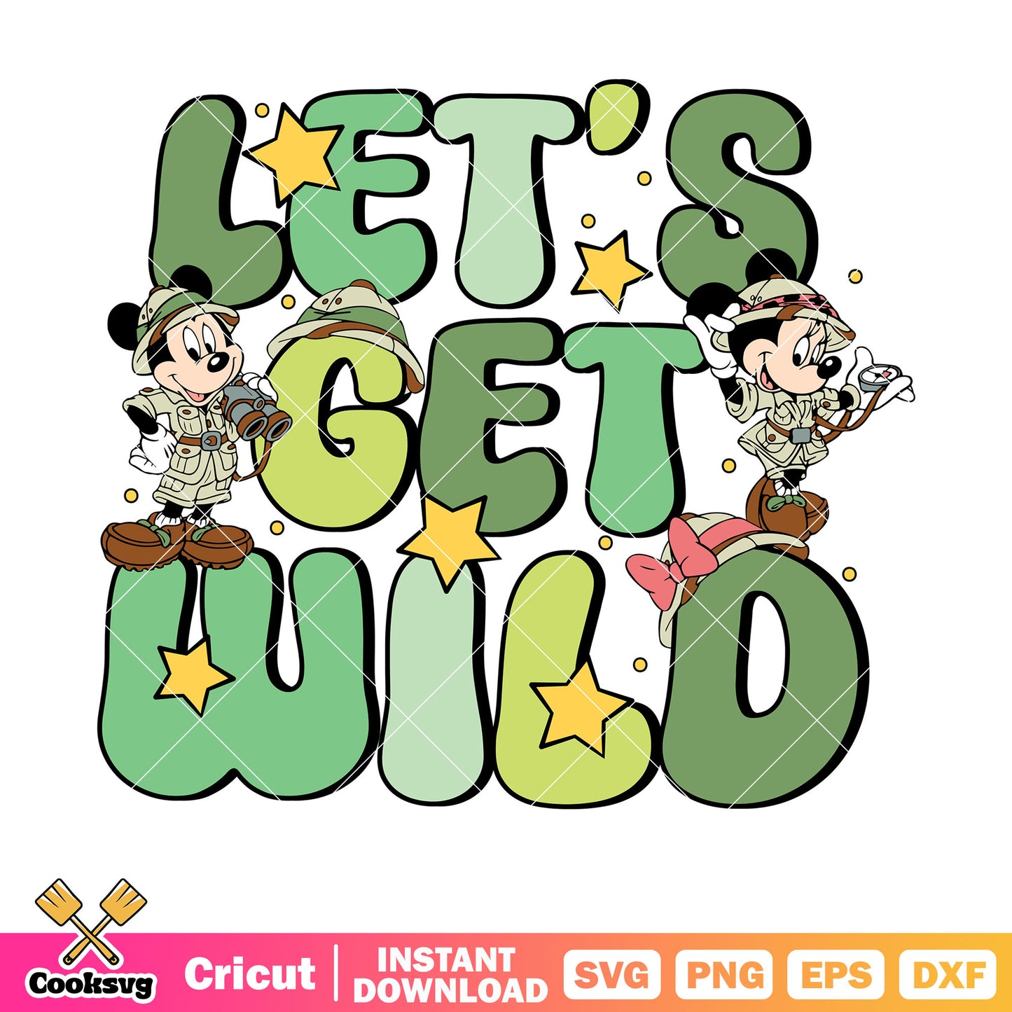 Mickey minnie lets get wild svg, mickey and minnie svg, lets get wild​ svg