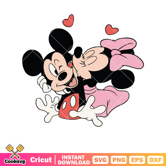 Mickey minnie mouse love valentine svg, mickey mouse valentine​ svg