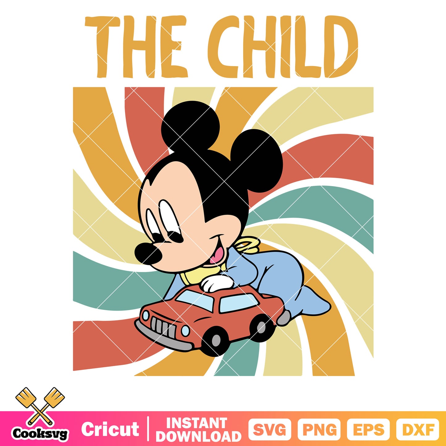 Mickey mouse baby the child svg, mickey mouse baby svg