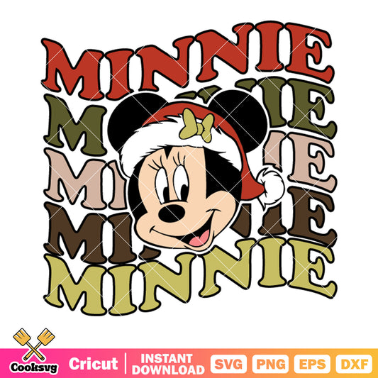 Mickey mouse character svg, santa claus hat svg, Minnie mouse svg