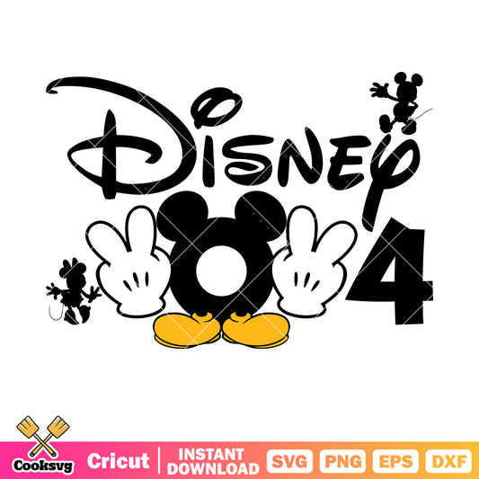 Mickey mouse disney 2024 svg design, disney 2024​ svg, mickey disney svg