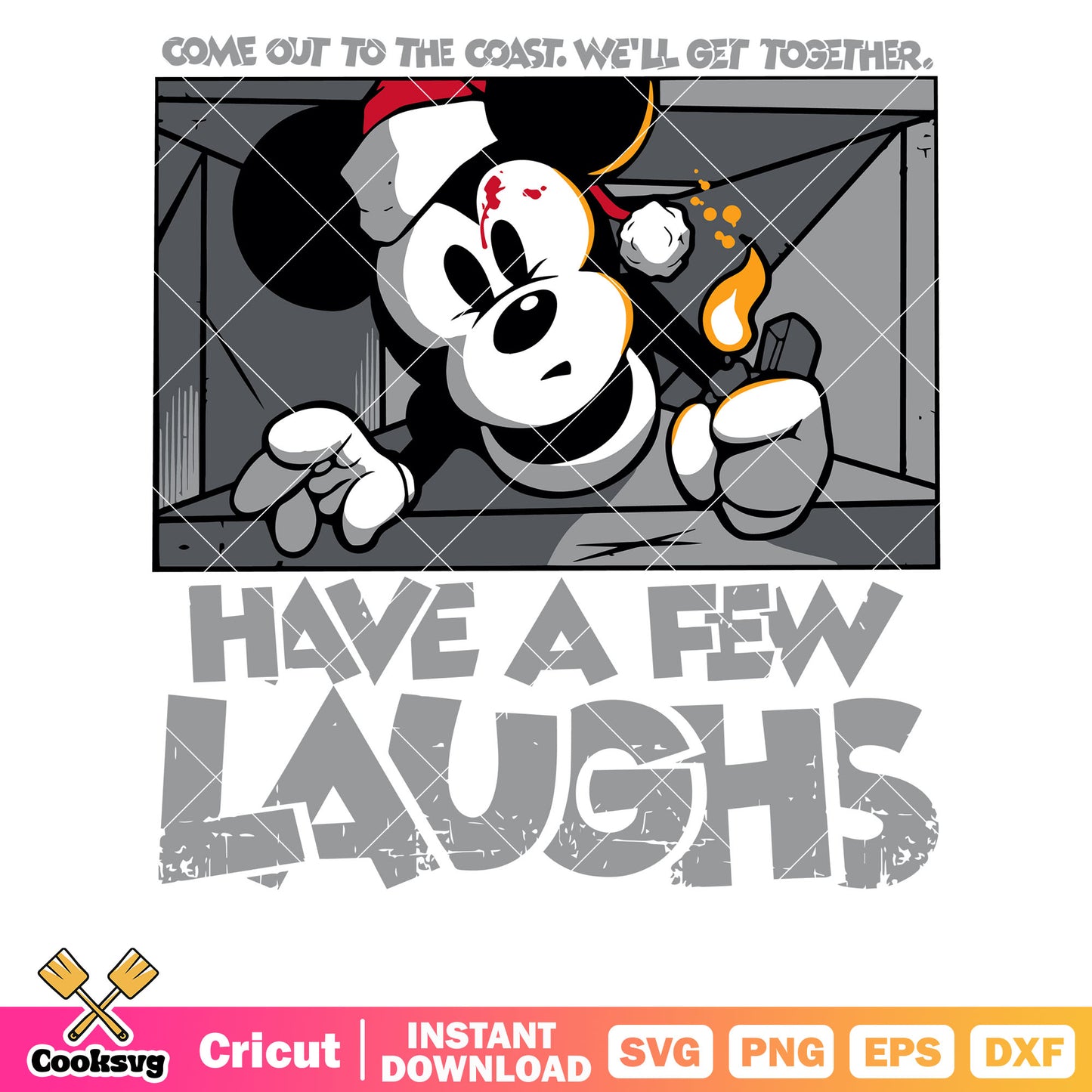 Mickey mouse have a few laughs svg, disney mickey mouse​ svg