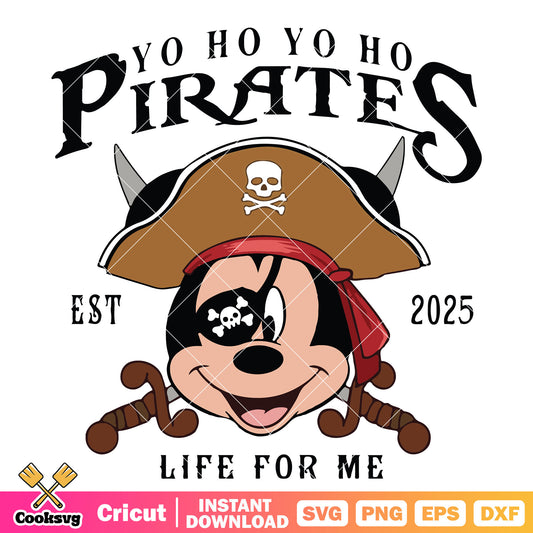Mickey mouse head pirates 2025 svg, pirate mickey​ svg, mickey head svg