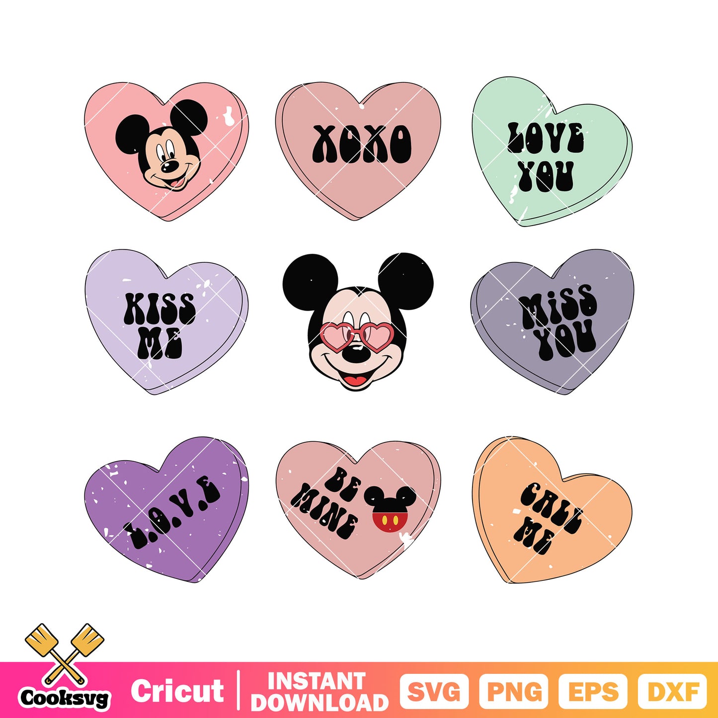 Mickey mouse head valentine vibe svg, valentine vibes svg