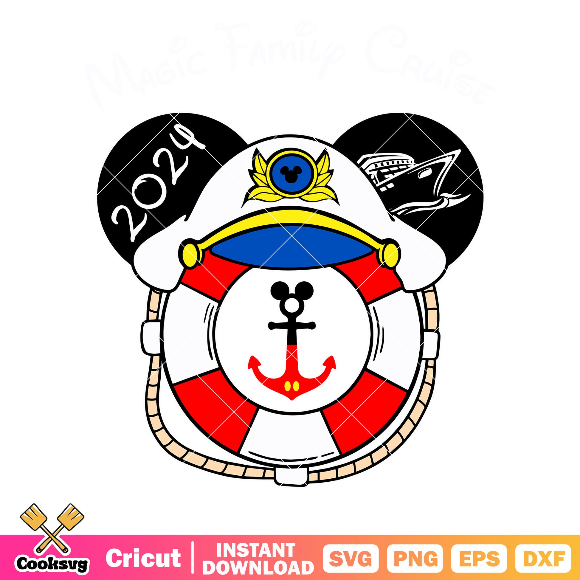 Mickey mouse lifebuoy head cruise svg, disney cruise svg, mickey head svg