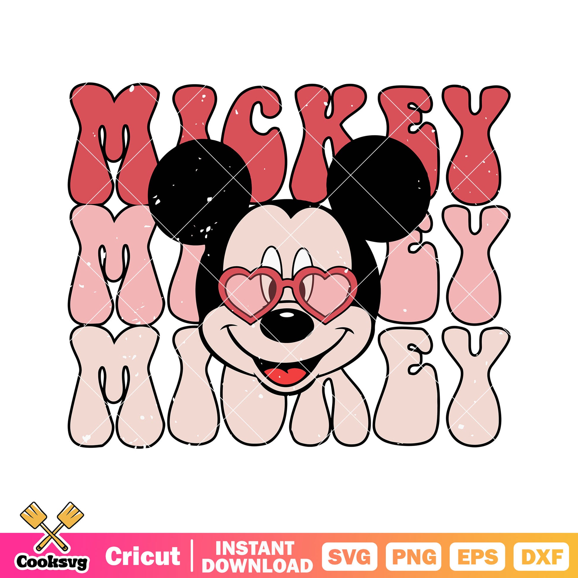 Mickey mouse name valentine svg, mickey mouse valentine svg