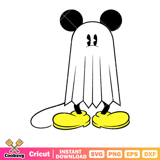 Mickey mouse spooky halloween svg