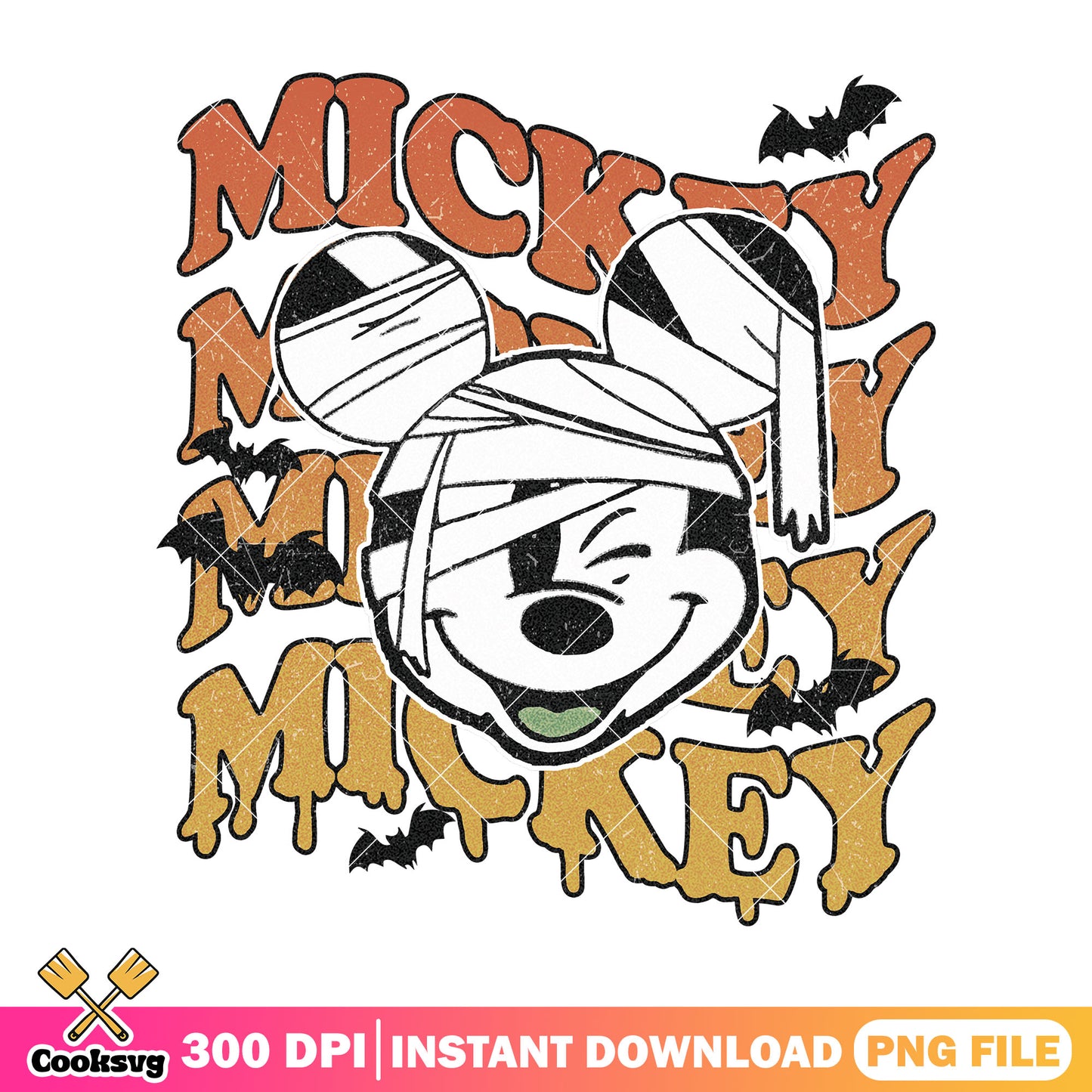 Mickey spooky mouse png, mickey head png, mickey mouse halloween png