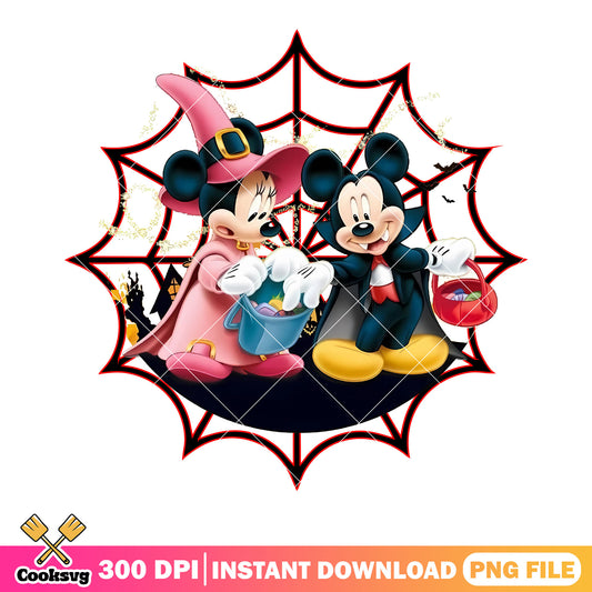 Mickey stole candy png, witch custom​ png, disney character png