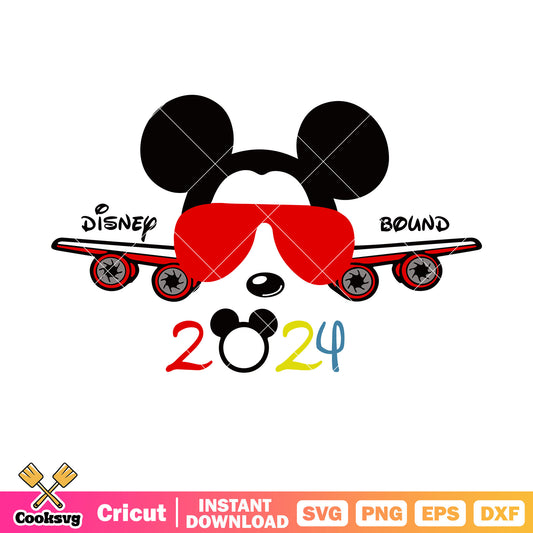 Mickey sunglasses disney bound svg, disney bound​ svg, mickey head svg