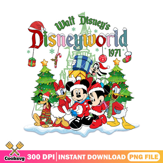 Mickey walt disneyworld christmas png