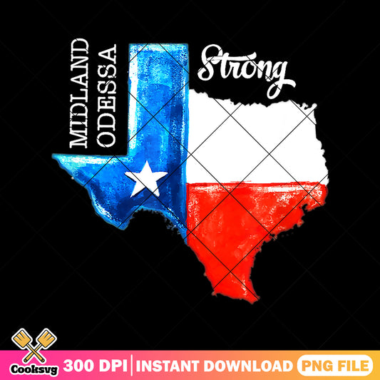 Midland Odessa Strong Texas Png, texas strong png, odessa texas​ png