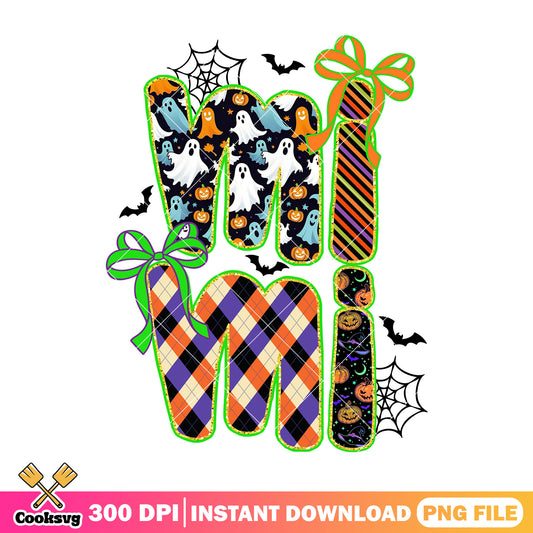 Mi mi image special art png, halloween decor png, ghost custome​ png