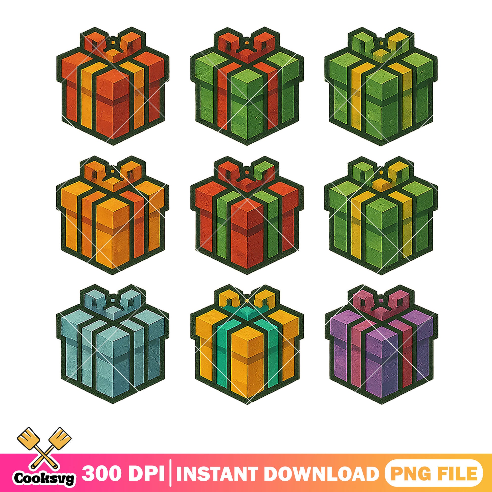 Minecraft christmas gifts png, mojang studios​ png, merry christmas png