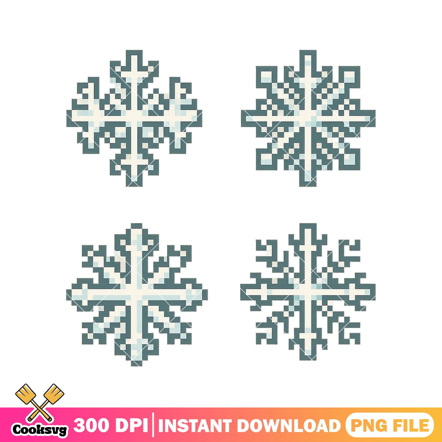 Minecraft pixel snow png, christmas inn snow png, minecraft png
