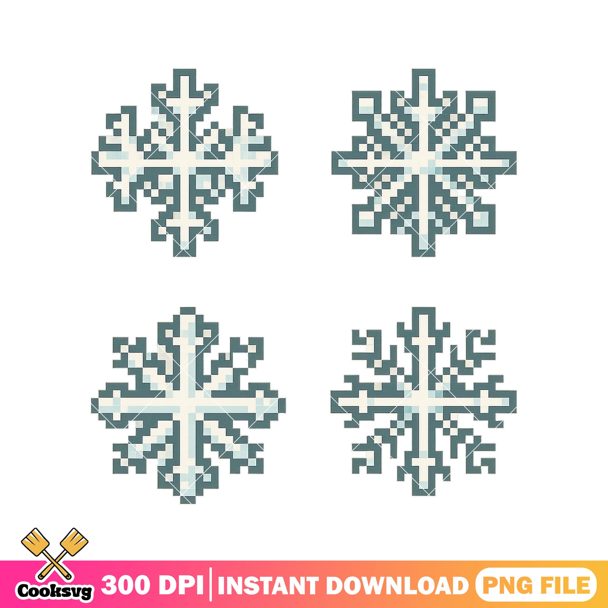 Minecraft pixel snow png, christmas inn snow png, minecraft png