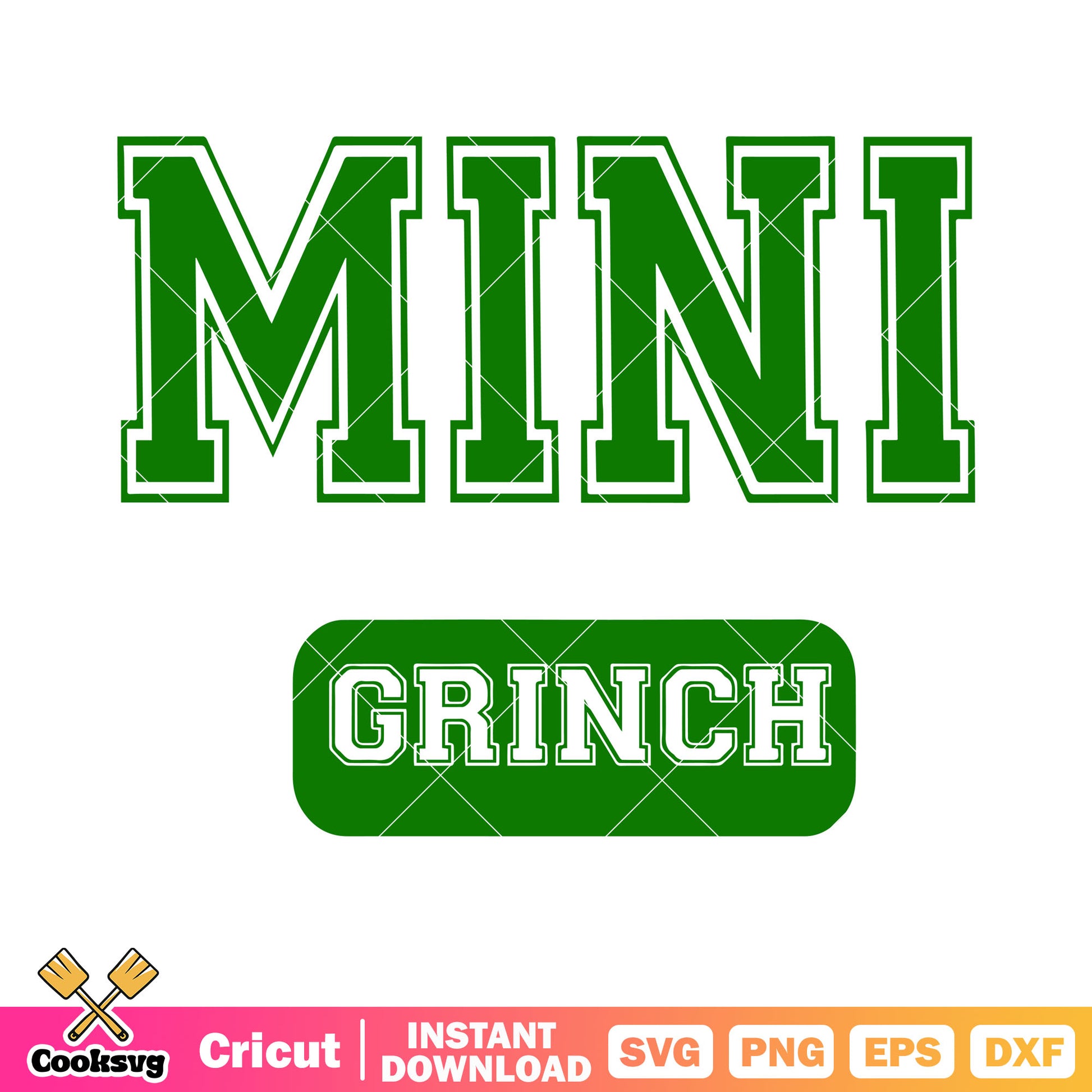 Mini grinch svg, funny christmas svg, happy christmas svg