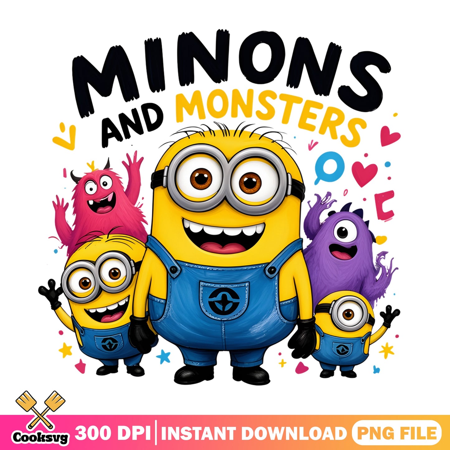 Minions And Monsters PNG, Despicable Me PNG, Minions PNG