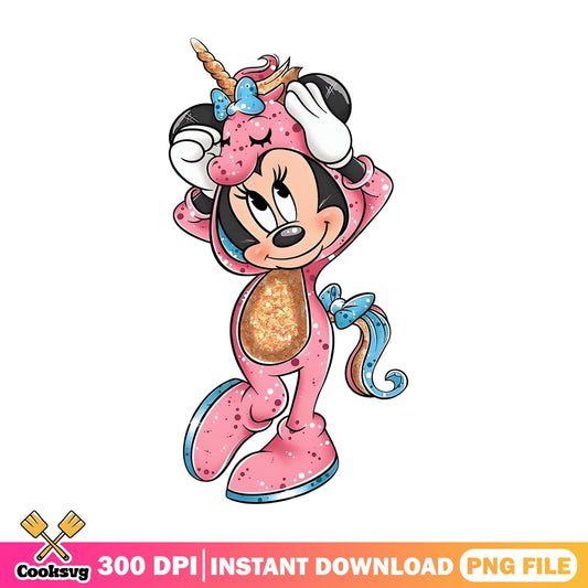 Minnie Mouse Unicorn Costume PNG, Disney Unicorn PNG, Mickey PNG