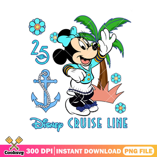 Minnie cruise line disney png, minnie mouse png, disney cruise png
