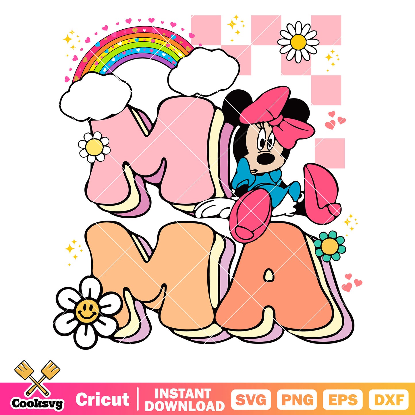 Minnie disney mouse mama svg, disney mom svg, minnie mouse svg