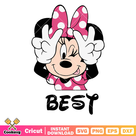 Minnie mouse best funny svg, minnie mouse at disney​ svg