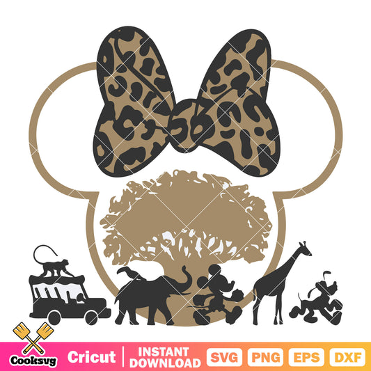 Minnie mouse silhouette animal svg, mickey silhouette svg