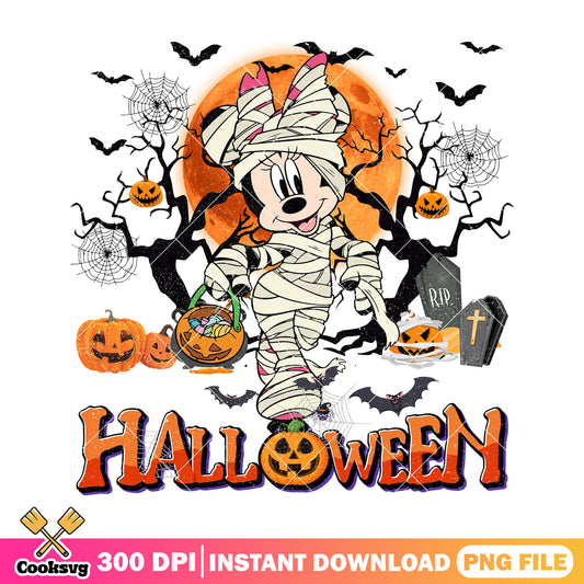 Minnie mummy costume png, mickey halloween png, minnie mickey png