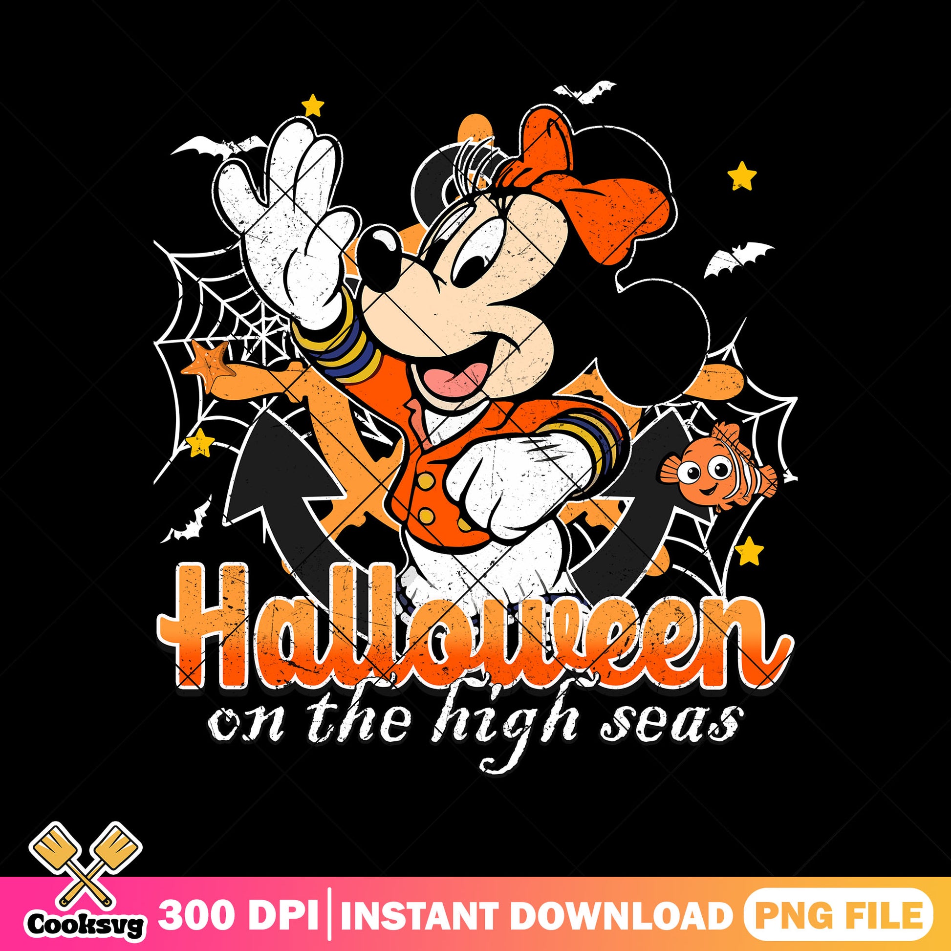 Minnie on the high seas png, halloween disney png, minnie disney png