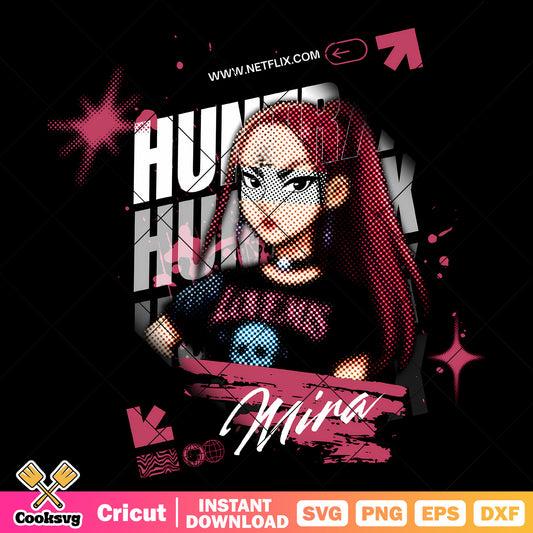 Mira huntrix mystic svg, huntrix band svg, kpop mira svg