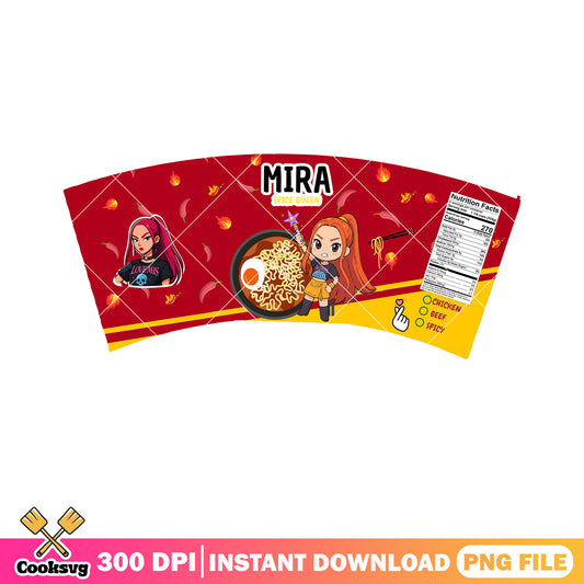 Mira spice queen png, mira kpop hunters​ png, anime mira png