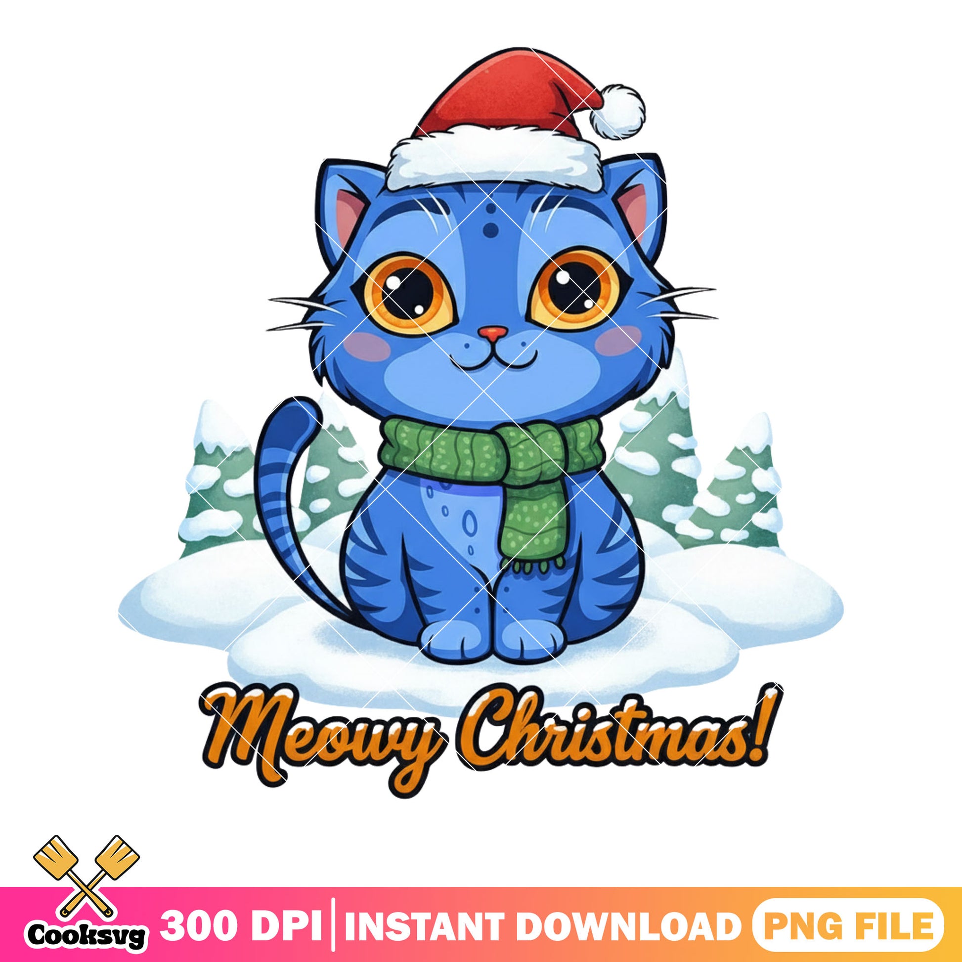 Moewy christmas png, kpop demon hunters png, derpy cat png