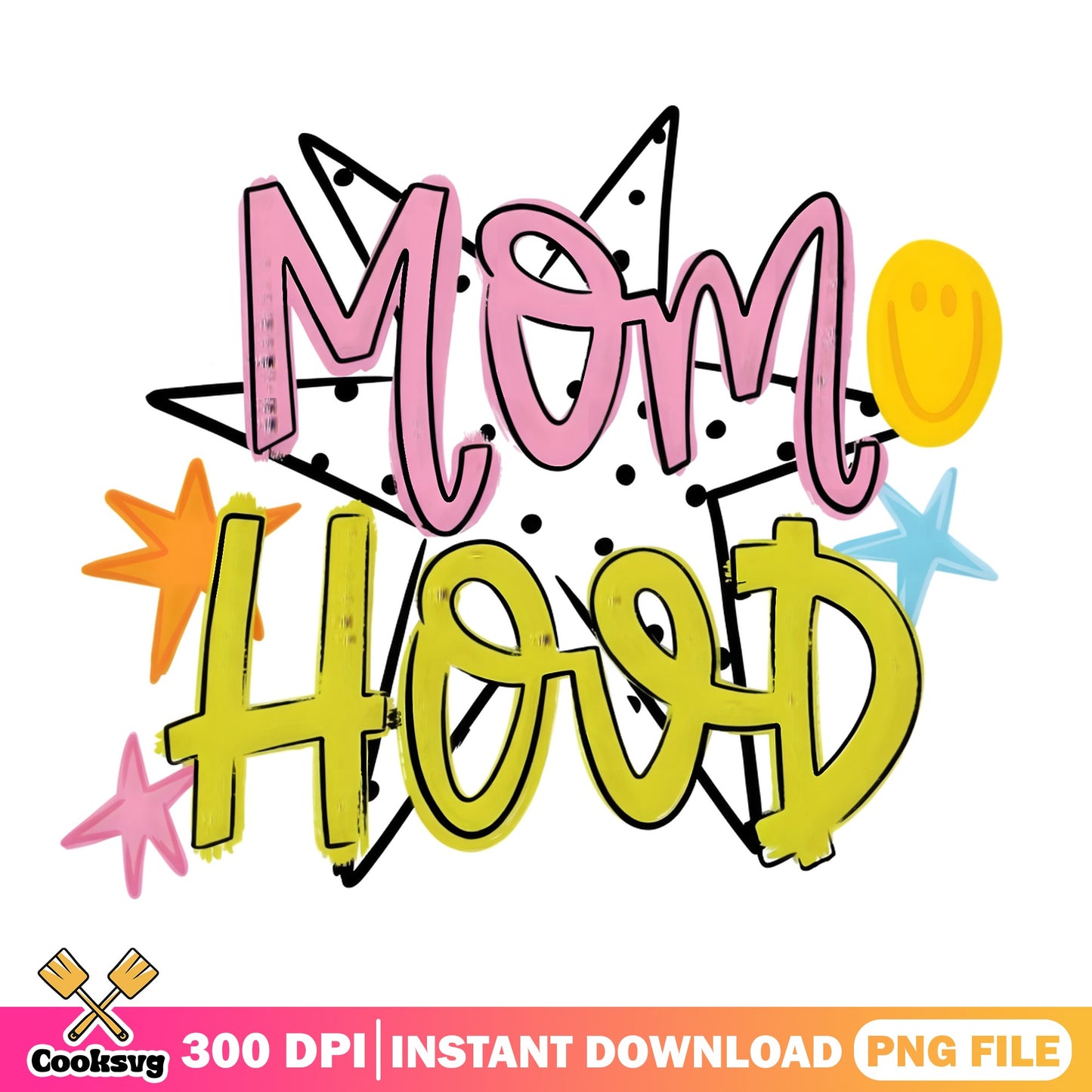 Momhood PNG, Funny Mom Life PNG, Mother's Day PNG