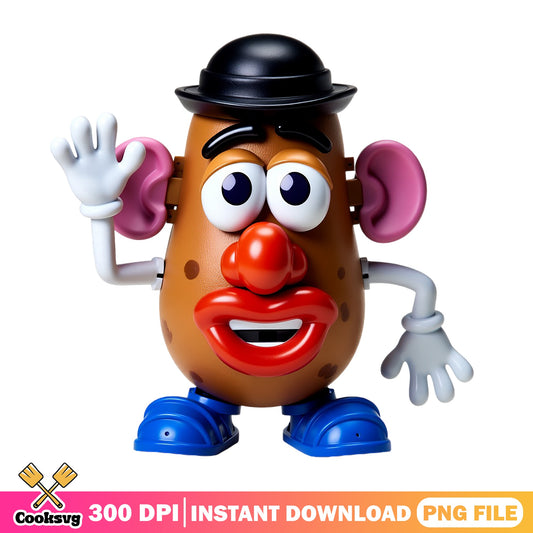 Mr Potato Head PNG, Toy Story Character PNG, Disney PNG