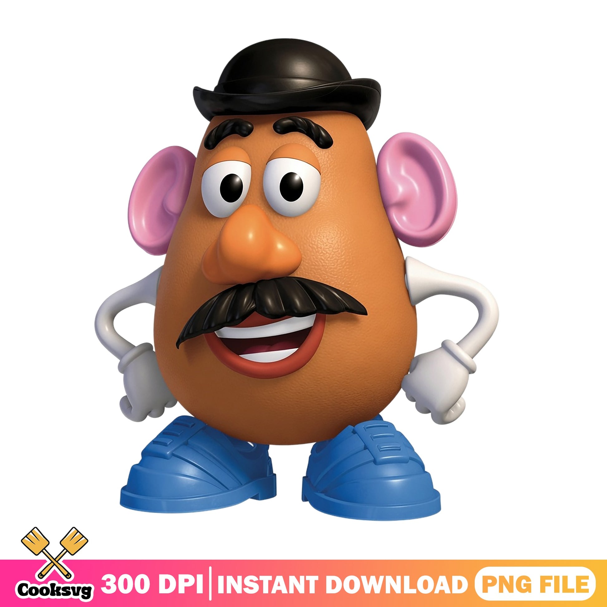 Mr Potato Head PNG, Toy Story Disney Pixar PNG, Clipart PNG