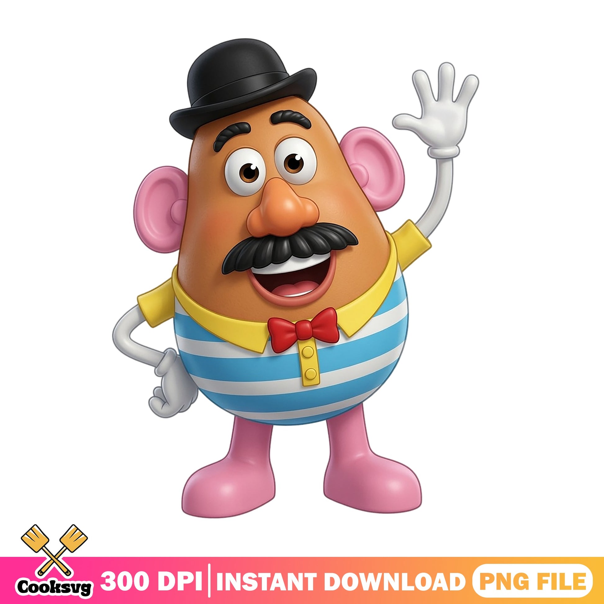Mr Potato Head PNG, Toy Story PNG, Disney Pixar PNG