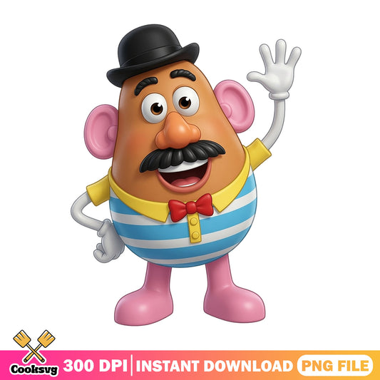 Mr Potato Head PNG, Toy Story PNG, Disney Pixar PNG