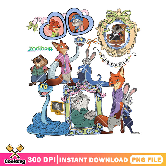Mr big and zootopia couple png, gary de snake png, disney movies png