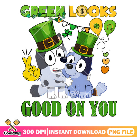 Muffin bluey green looks good on you png, st patricks day muffins​ png