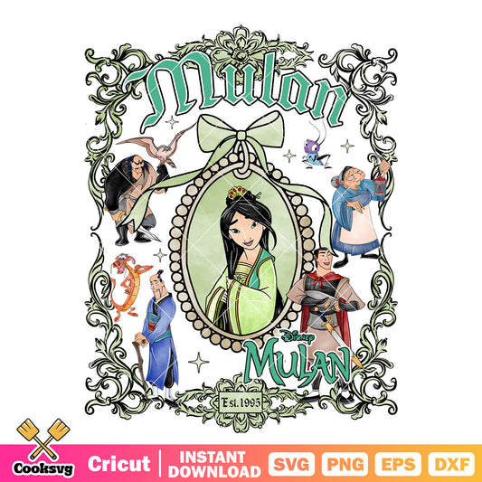 Mulan princess and friends in mirror png, mulan princess png