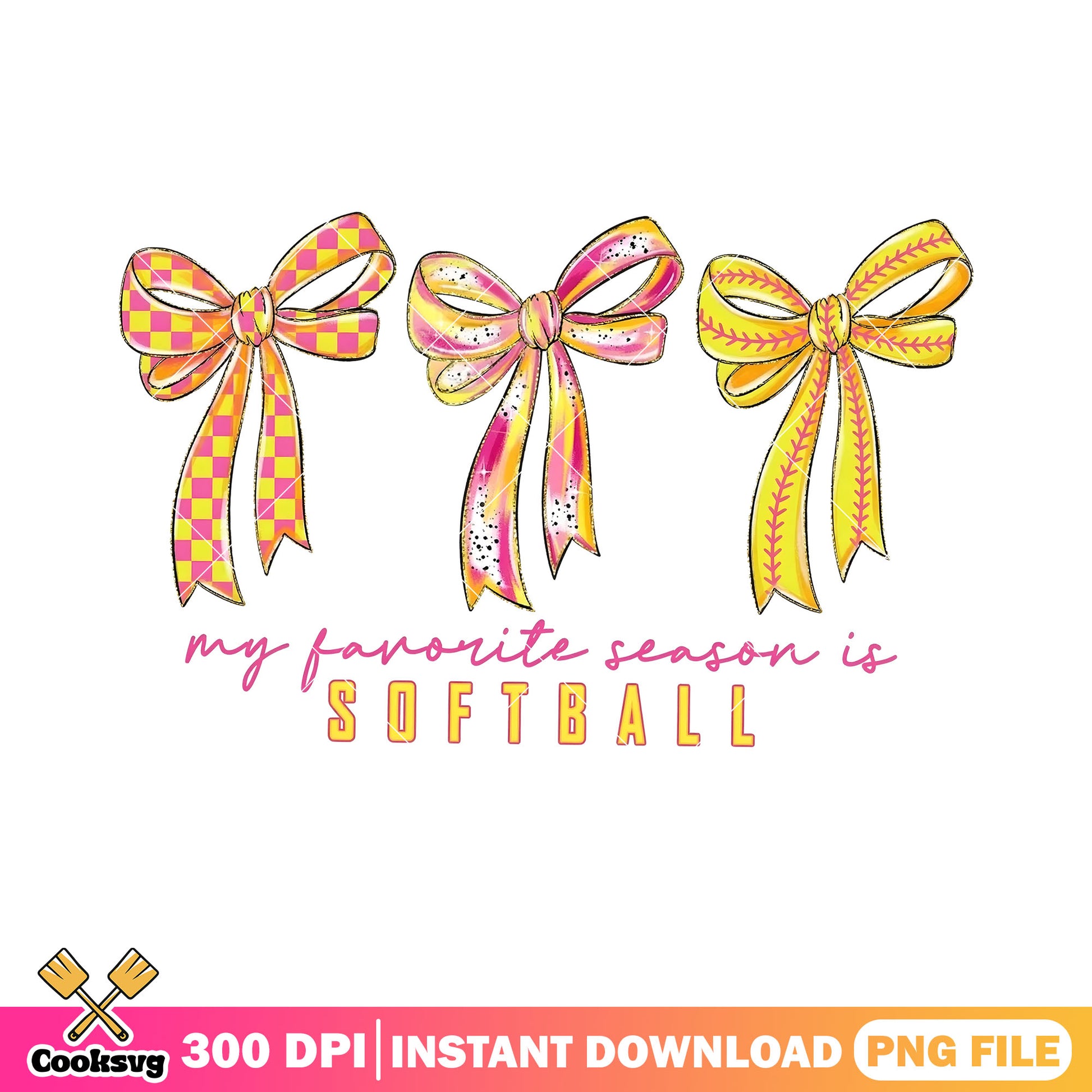 My favorite season is softball png, softball png, bow conquette png