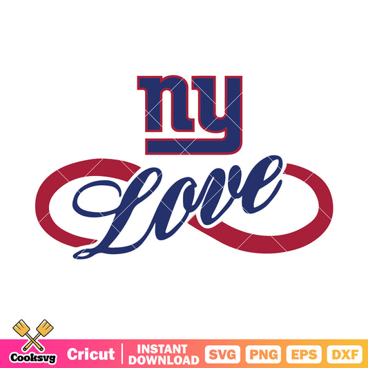 My forever love for ny giants svg, new york giants svg, nfc svg