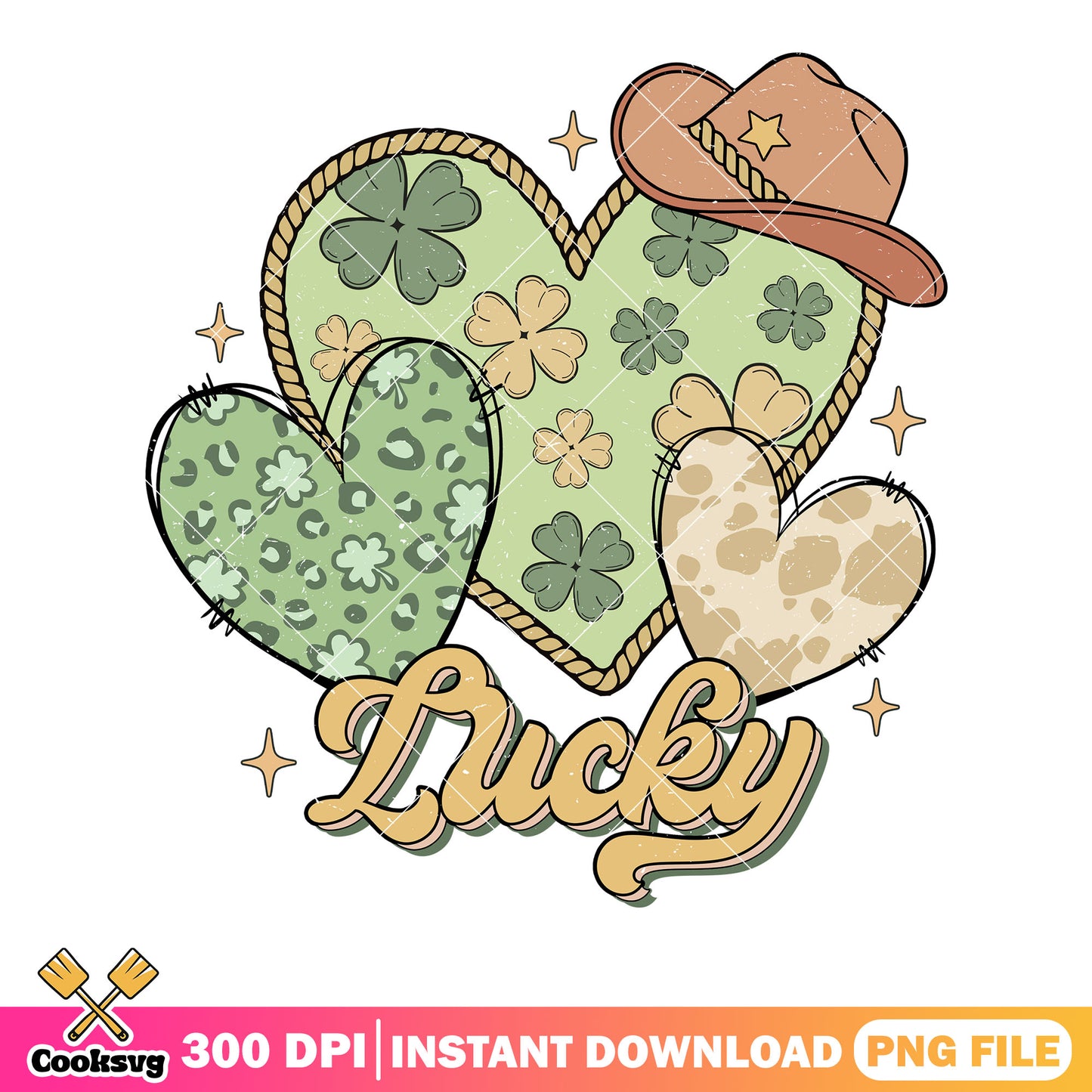 My heart lucky howdy png, patricks heart png, patricks season png