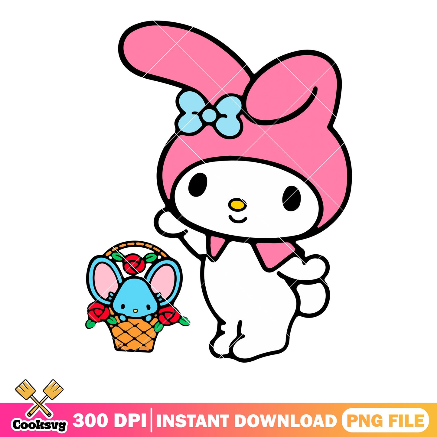 My melody and cute rat png, my melody sanrio png, sanrio characters png