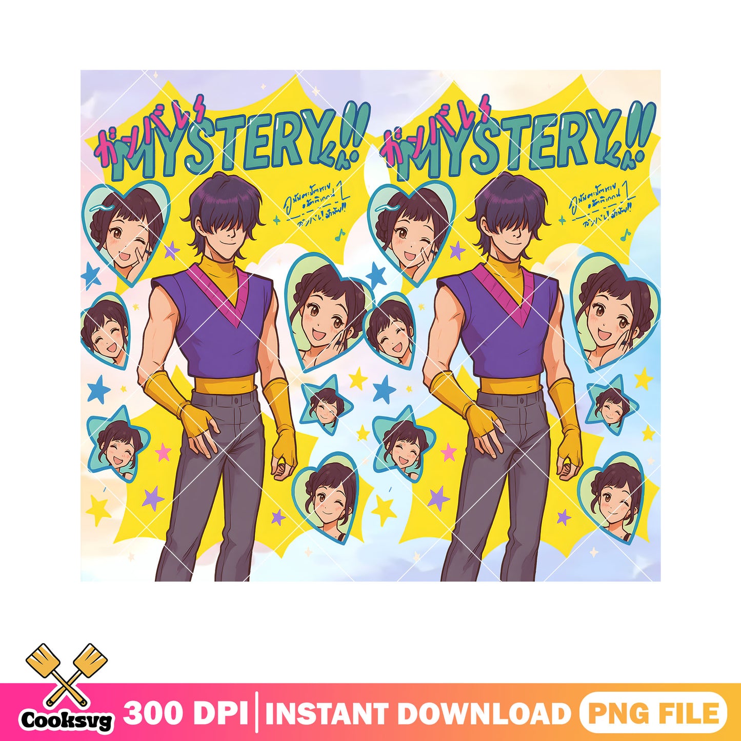 Mystery anime kpop poster png, mystery png, anime mystery kpop png