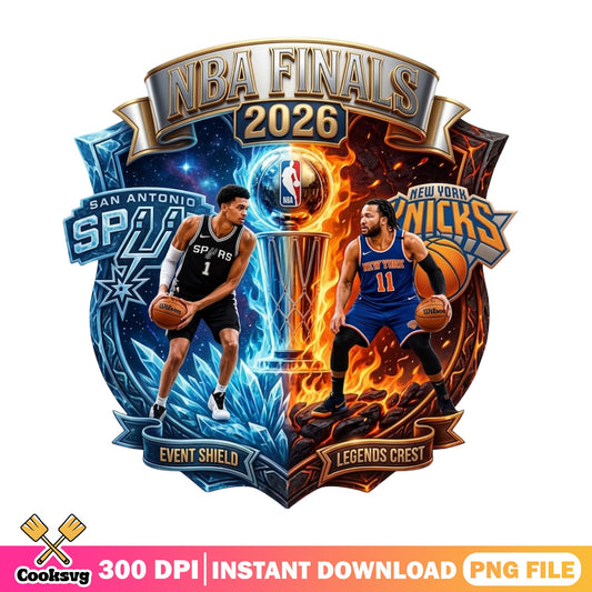 NBA Finals 2026 Spurs Vs Knicks PNG, Basketball PNG, NBA PNG