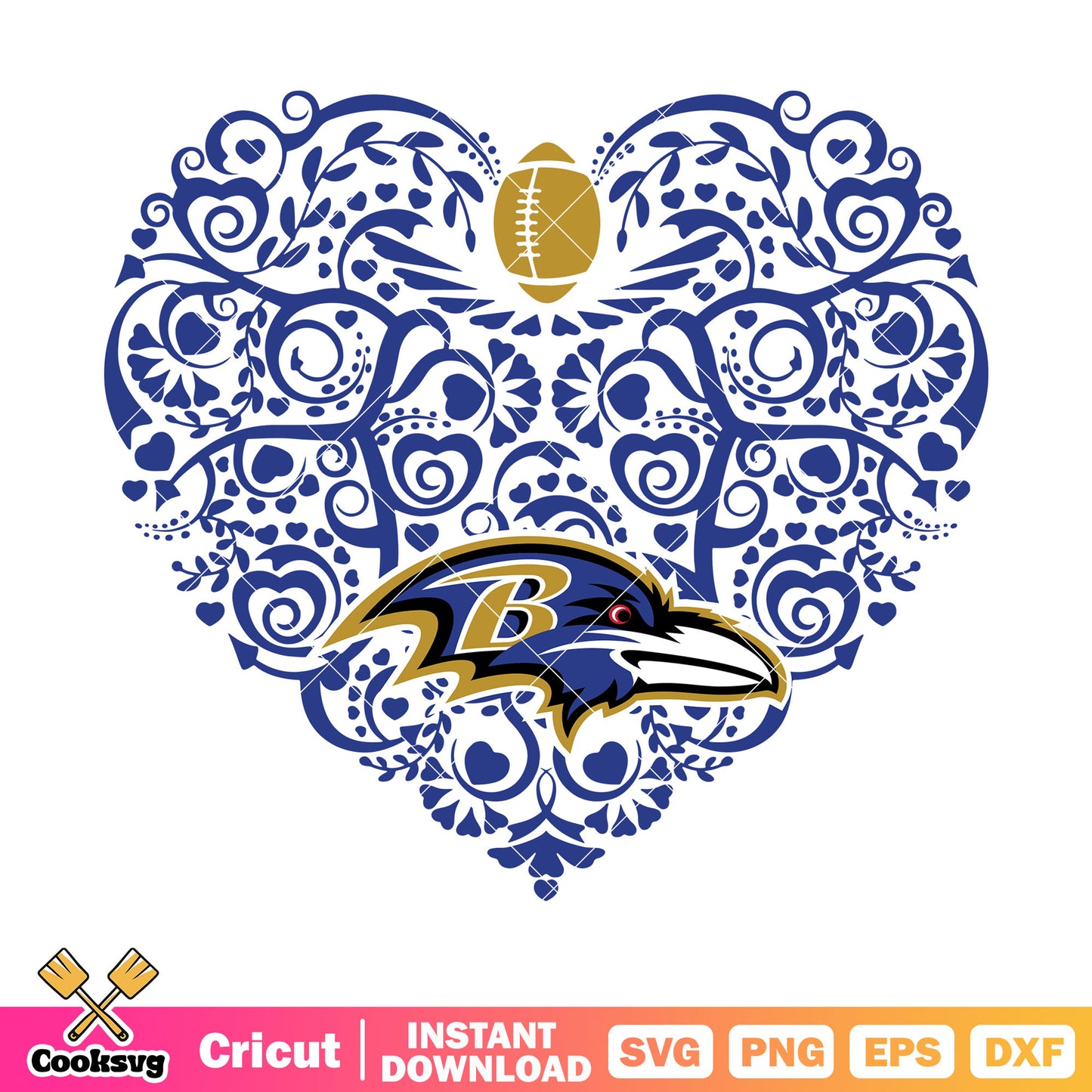 NFL football svg. baltimore ravens svg, ​gridiron football​ svg
